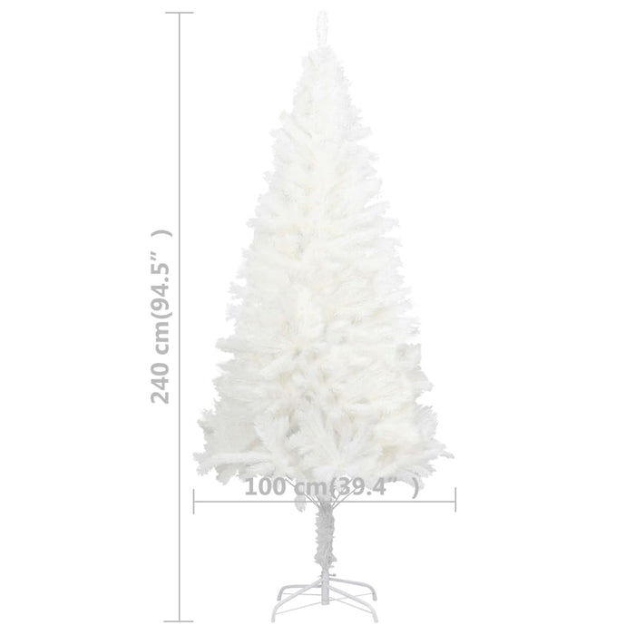 Medina Kunstkerstboom met levensechte naalden 240 cm wit
