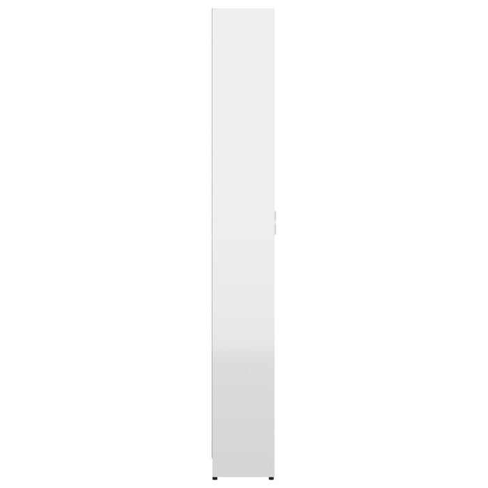 Medina Gangkast 55x25x189 cm spaanplaat hoogglans wit