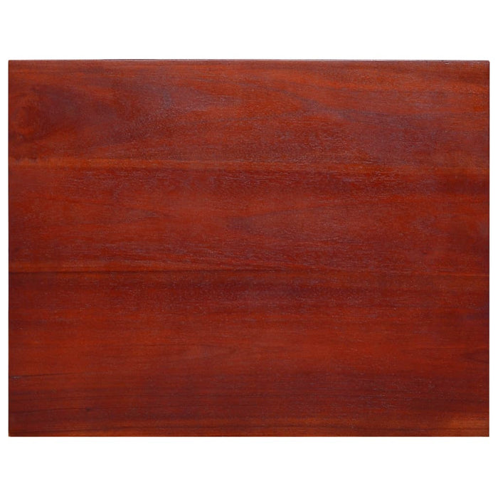 Medina Ladekast 45x35x100 cm massief mahoniehout klassiek bruin