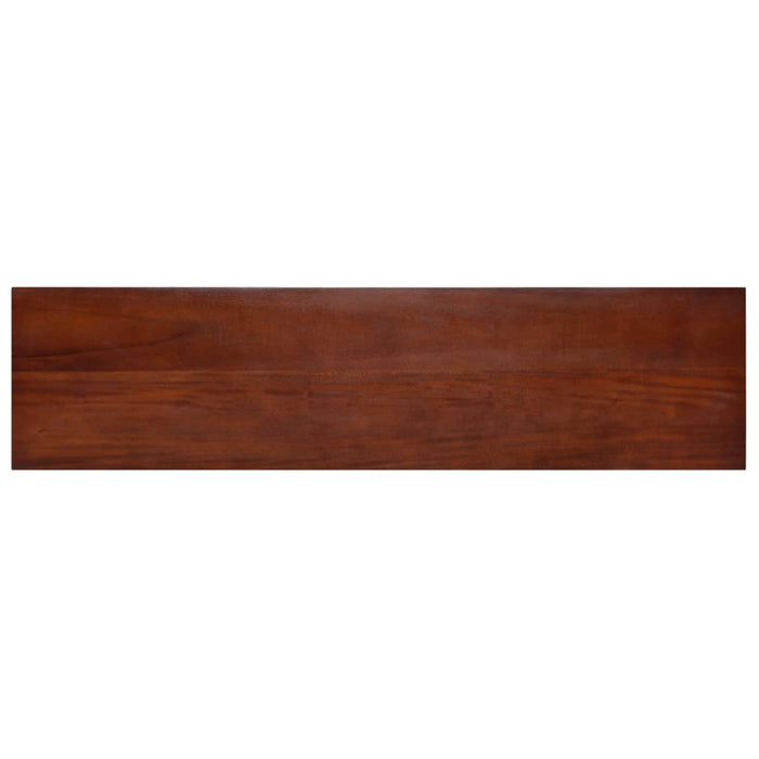 Medina Wandtafel 120x30x75 cm massief mahoniehout klassiek bruin