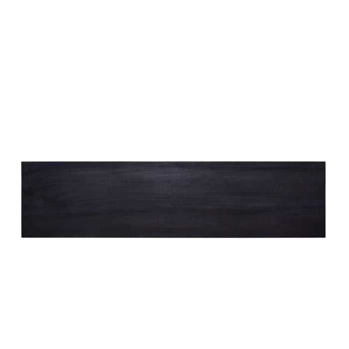 Medina Wandtafel 120x30x75 cm massief mahoniehout zwart