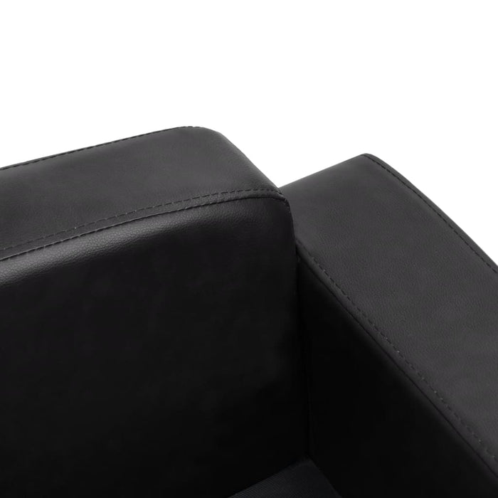 Medina Hondenbank 80x50x40 cm kunstleer zwart