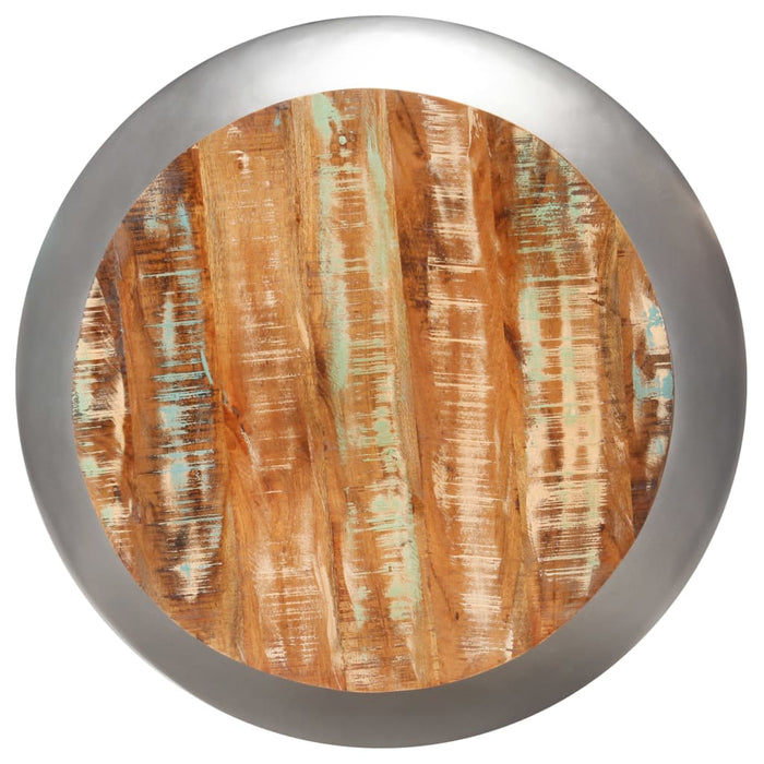Medina Salontafel 68x68x30 cm massief gerecycled hout grijs