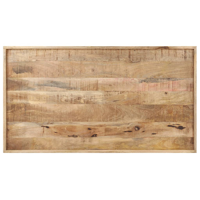 Medina Jersey Salontafel - Bijzettafel - Ruw Mangohout - 110 x 60 x 42 cm