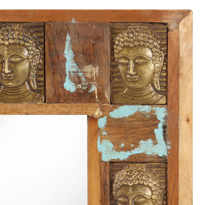 Medina Spiegel boeddha 110x50 cm massief gerecycled hout