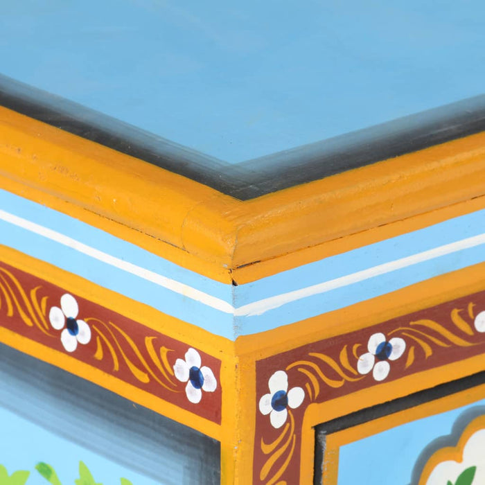 Medina Dressoir handgeschilderd 110x30x76 cm mangohout meerkleurig