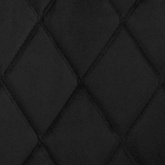 Medina Eetkamerstoelen 6 st fluweel zwart