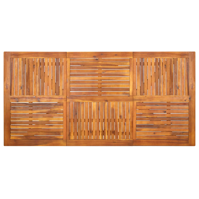 Medina Tuintafel 201,5x100x75 cm massief acaciahout