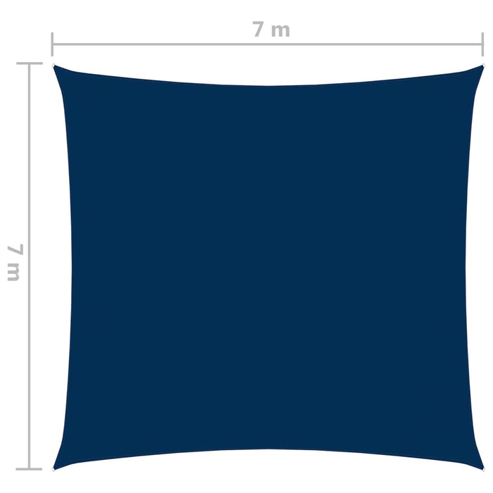 Medina Zonnescherm vierkant 7x7 m oxford stof blauw