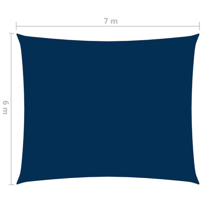 Medina Zonnescherm rechthoekig 6x7 m oxford stof blauw