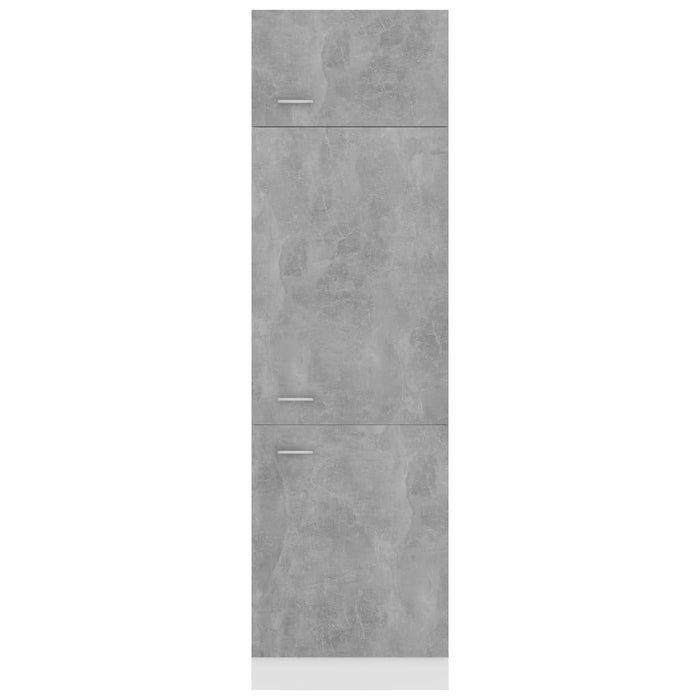 Medina Koelkastkast 60x57x207 cm spaanplaat betongrijs