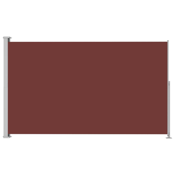 Medina Tuinscherm uittrekbaar 180x300 cm bruin