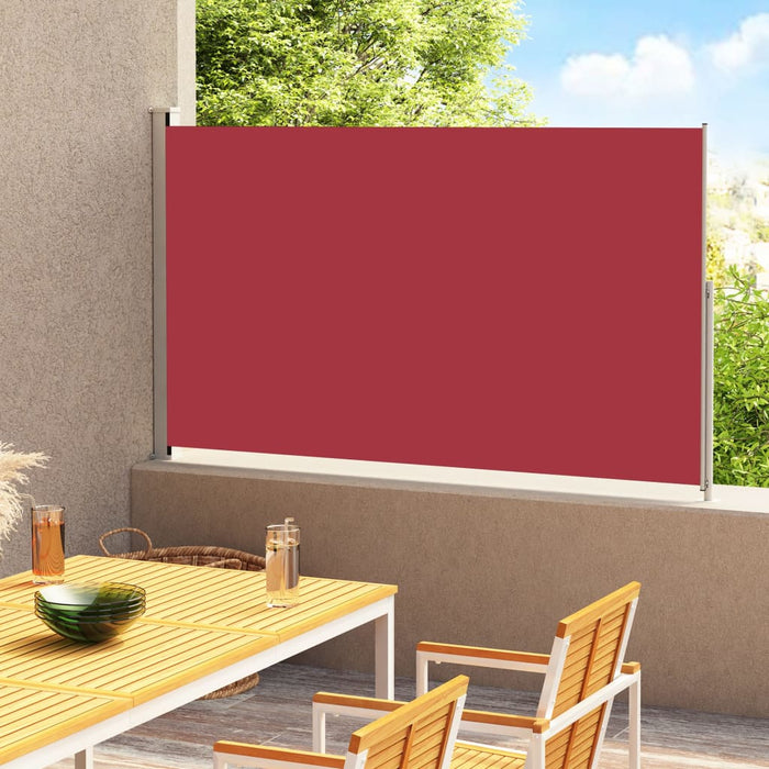 Medina Tuinscherm uittrekbaar 180x300 cm rood