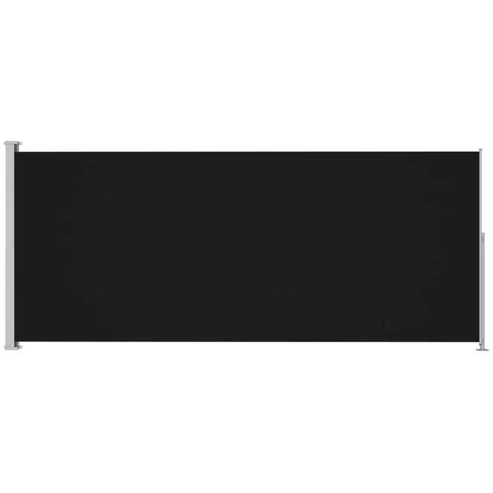 Medina Tuinscherm uittrekbaar 180x500 cm zwart