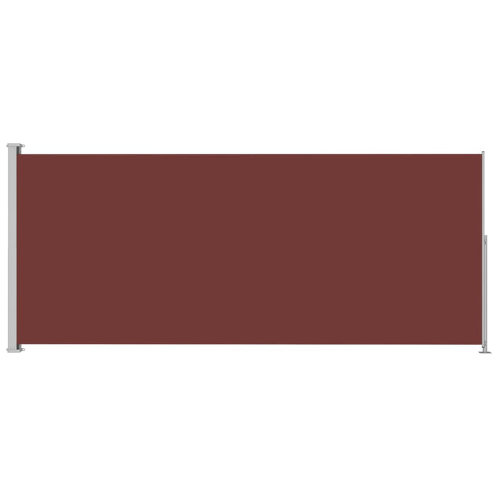 Medina Tuinscherm uittrekbaar 180x500 cm bruin