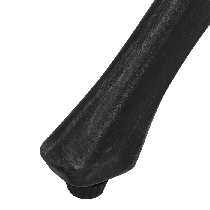 Medina Tuintafel 78x78x72 cm gietaluminium zwart