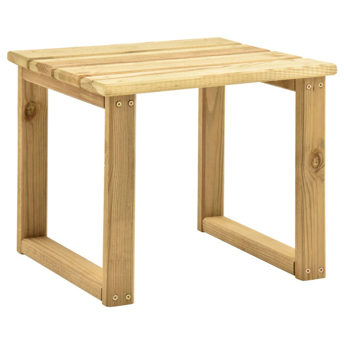 Medina Ligbed met tafel geïmpregneerd grenenhout