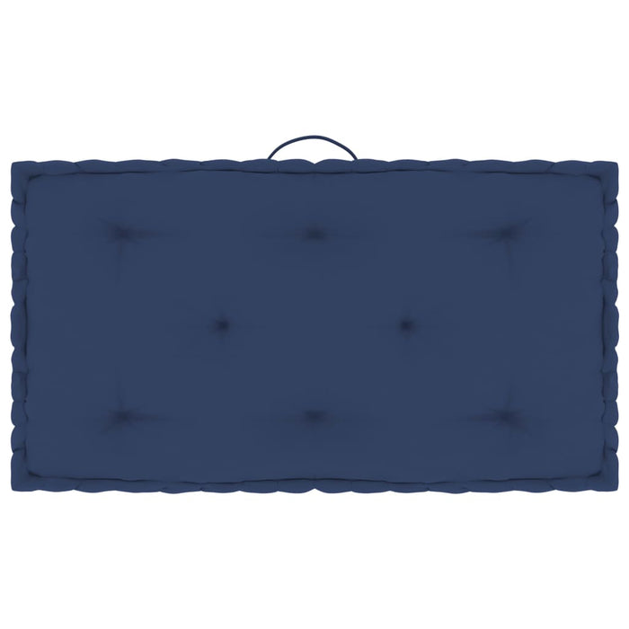 Medina Palletvloerkussens 4 st katoen licht marineblauw