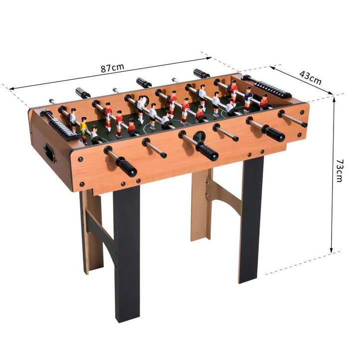 Medina Eagan Speeltafel - Tafelvoetbal - Tafeltennis - Hockey - Biljart - 4-in-1 - MDF - Accessoires - Compact - 87 x 43 x 73 cm