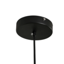 Medina Hanglamp - Plafondlamp - Industrieel - Lampenkap - Modern - Zwart - 36 x 36 x 148 cm