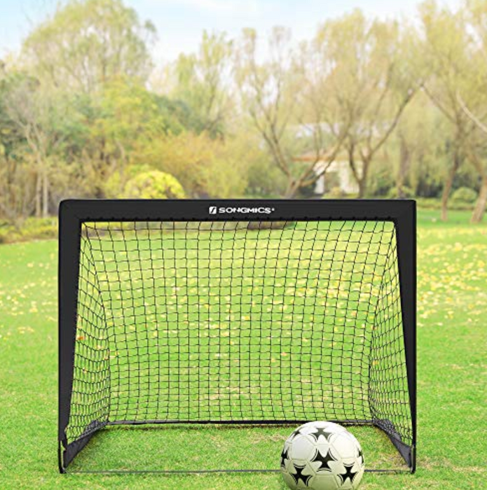 Nancy's Hyndman Voetbaldoeltjes - Voetbaldoelen - Kinderen - Goaltjes - Set Van 2 - Zwart/Rood - Pop-Up - 120 x 80 x 80 cm