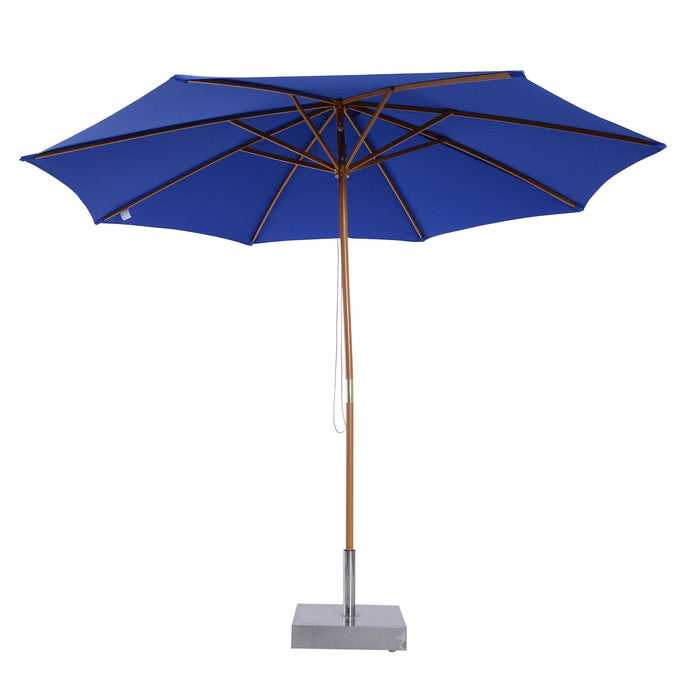 Medina Murrieta Parasol - Balkonparasol - Zonwering - Schaduw - Blauw - Waterafstotend - Verstelbaar - 300 x 245 cm