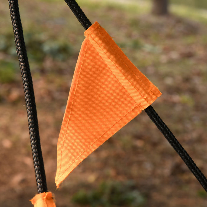 Medina Le Mars Nestschommel - Tuinschommel - Opvouwbaar - Polyester - Blauw/Groen/Oranje - 100 x 180 cm