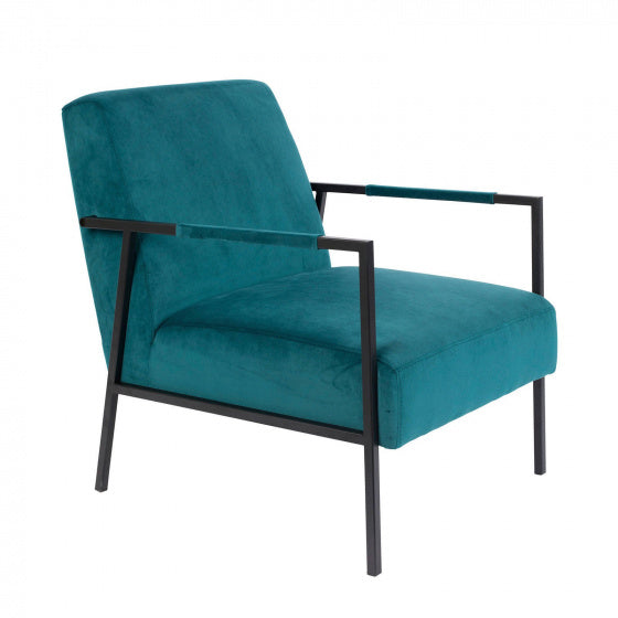 Luzo Fauteuil Wakasan 81 X 76 Cm Polyester/Staal