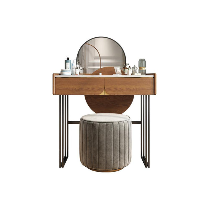 Medina Kaptafel met stoel - Spiegel - Modern - Marmer