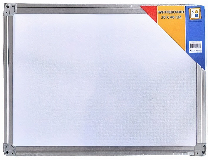 Soho Whiteboard 30 X 40 Cm Aluminium Wit/Zilver