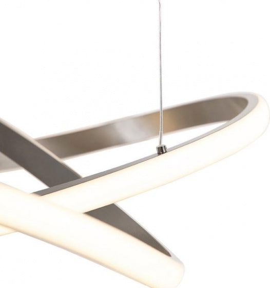 Reality Hanglamp Course 150 X 60 Cm Staal Wit/Zilver