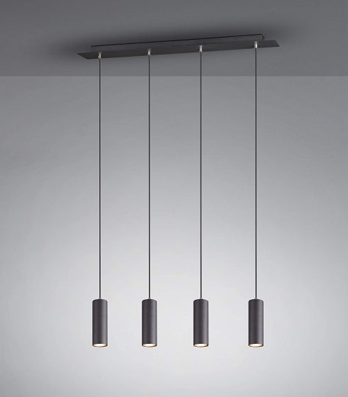 Trio Hanglamp Marley 150 X 75 X 9 Cm Staal